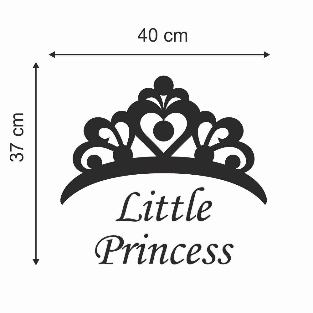 Akrilinis veidrodis Mažoji princesė, sidabrinis цена и информация | Veidrodžiai | pigu.lt