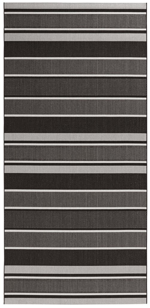 Northrugs kilimas Meadow Strap Black, 80x200 cm kaina ir informacija | Kilimai | pigu.lt