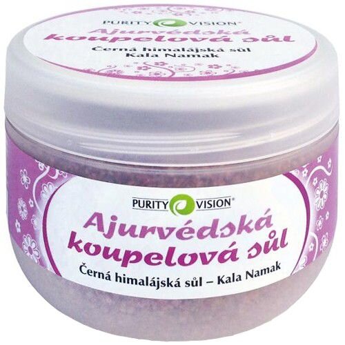 Vonios druska Purity Vision Kala Namak bath salt and black Himalayan salt, 1000g kaina ir informacija | Dušo želė, aliejai | pigu.lt