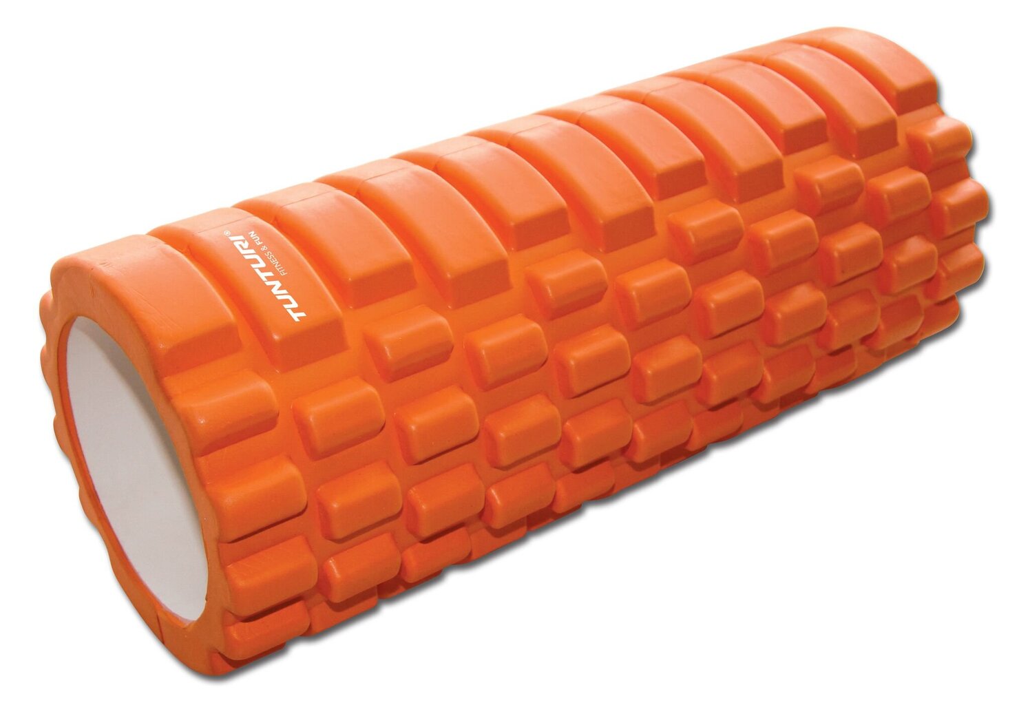 Masažinis treniruočių cilindras Tunturi Yoga Foam 33 cm, oranžinis цена и информация | Masažo reikmenys | pigu.lt