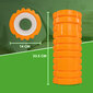 Masažinis treniruočių cilindras Tunturi Yoga Foam 33 cm, oranžinis цена и информация | Masažo reikmenys | pigu.lt