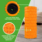 Masažinis treniruočių cilindras Tunturi Yoga Foam 33 cm, oranžinis kaina ir informacija | Masažo reikmenys | pigu.lt