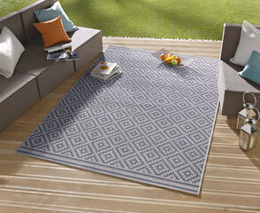 Northrugs kilimas Meadow Raute Blue Cream, 140x200 cm kaina ir informacija | Kilimai | pigu.lt