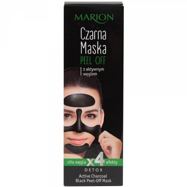 Juoda kaukė - šveitiklis veidui Marion 25 g kaina ir informacija | Veido prausikliai, valikliai | pigu.lt