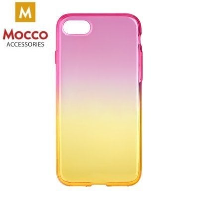 Mocco Gradient Back Case Silicone Case With gradient Color For Samsung J530 Galaxy J5 (2017) Pink - Yellow цена и информация | Telefono dėklai | pigu.lt