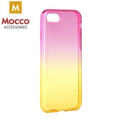 Mocco Gradient Back Case Silicone Case With gradient Color For Samsung J530 Galaxy J5 (2017) Pink - Yellow цена и информация | Telefono dėklai | pigu.lt
