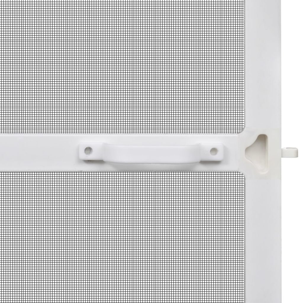 Baltas tinklelis nuo vabzdžių durims, su vyriais 100 x 215 cm цена и информация | Tinkleliai nuo vabzdžių | pigu.lt