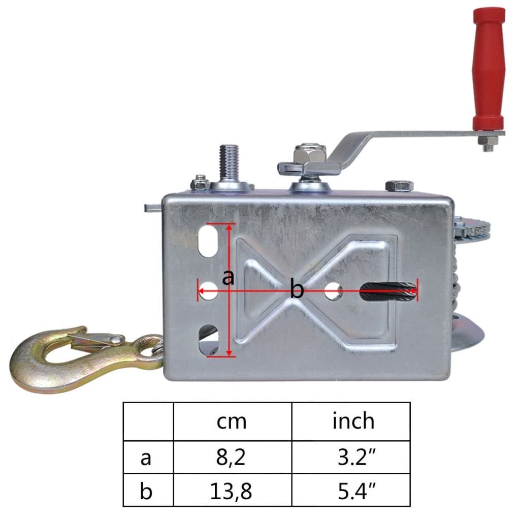 Rankinė traukimo gervė 1 134 kg kaina ir informacija | Mechaniniai įrankiai | pigu.lt