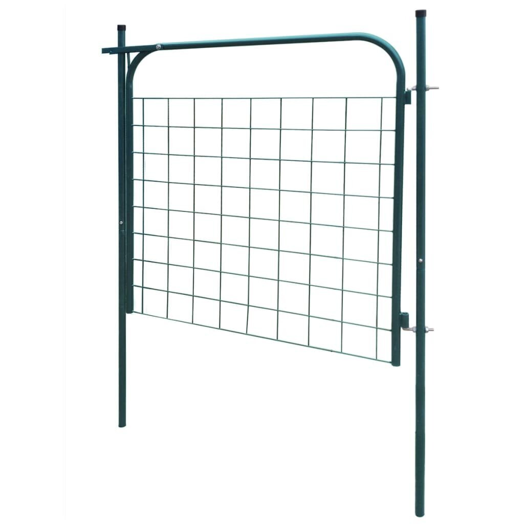 Sodo tvoros vartai 100 x 100 cm, žali kaina ir informacija | Tvoros ir jų priedai | pigu.lt