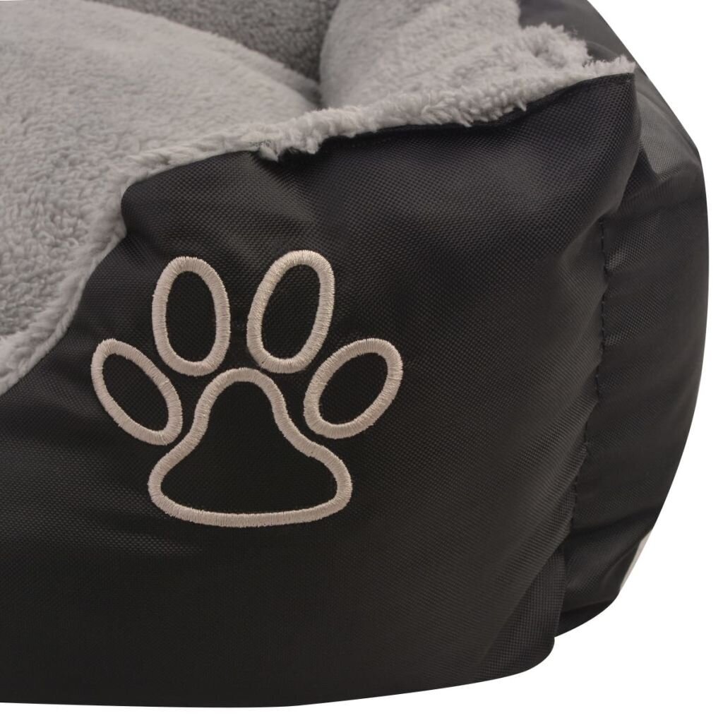 Šuns guolis su minkšta pagalvėle, dydis S, juodas Juoda kaina ir informacija | Guoliai, pagalvėlės | pigu.lt