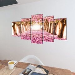 Фото картина Цветущая вишня, 100 x 50 см цена и информация | Репродукции, картины | pigu.lt