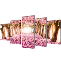 Фото картина Цветущая вишня, 100 x 50 см цена и информация | Репродукции, картины | pigu.lt