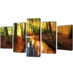 Fotopaveikslas "Miškas" ant Drobės 200 x 100 cm цена и информация | Репродукции, картины | pigu.lt