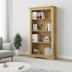 Книжный шкаф, 4 полки, 81x29x150 см цена и информация | Полки | pigu.lt
