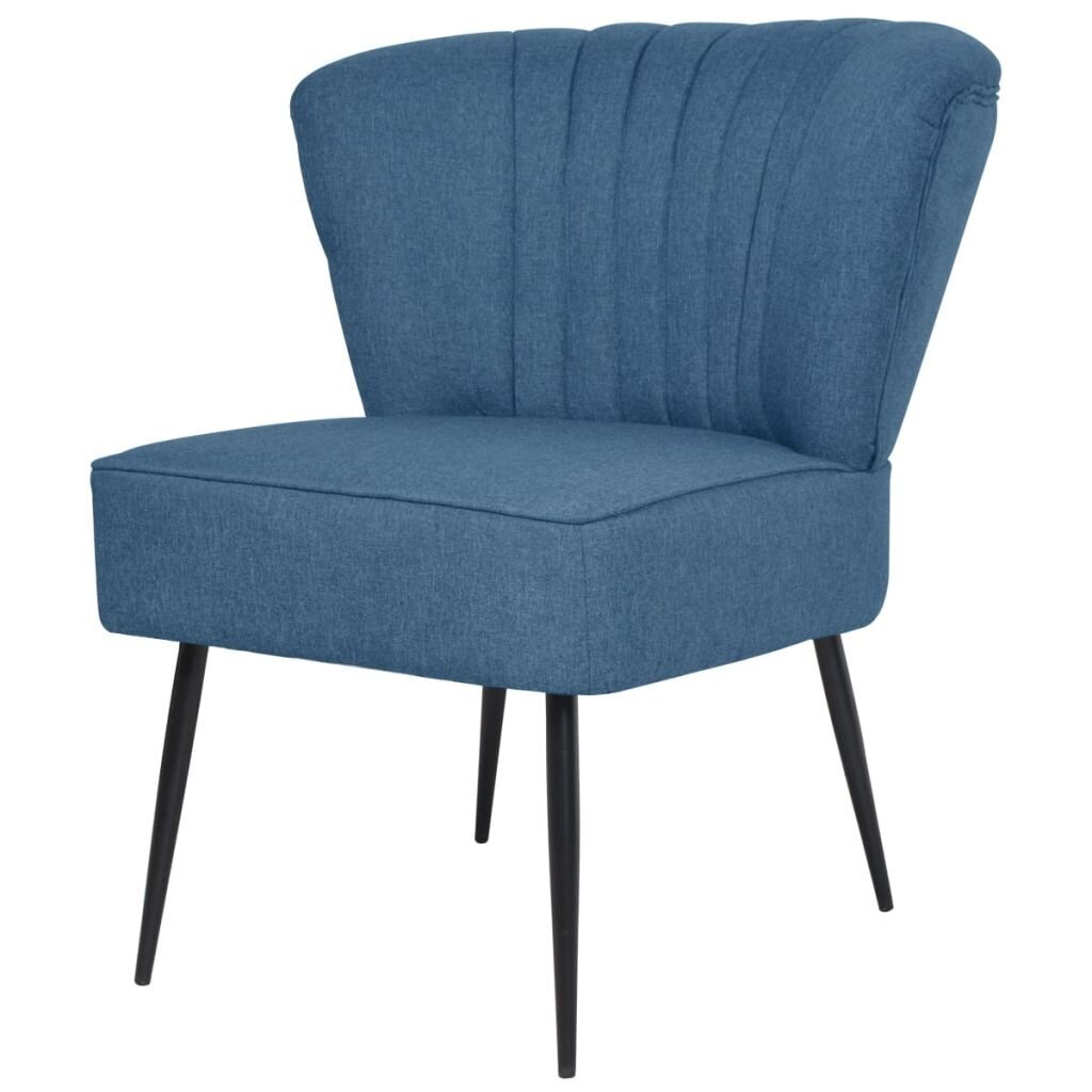 Kokteilinė kėdė, mėlyna kaina ir informacija | Svetainės foteliai | pigu.lt