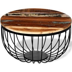 Кофейный столик из переработанной древесины цена и информация | Журнальные столики | pigu.lt