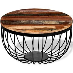 Кофейный столик из переработанной древесины цена и информация | Журнальные столы | pigu.lt