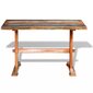 Valgomojo stalas, masyvi perdirbta mediena, 120x58x78 cm kaina ir informacija | Virtuvės ir valgomojo stalai, staliukai | pigu.lt