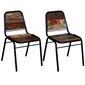 Valgomojo kėdės, 2 vnt., tvirta perdirbta mediena, 44x59x89cm kaina ir informacija | Virtuvės ir valgomojo kėdės | pigu.lt