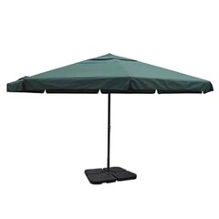 Lauko skėtis iš aliuminio su nešiojamu pagrindu, žalias kaina ir informacija | Skėčiai, markizės, stovai | pigu.lt