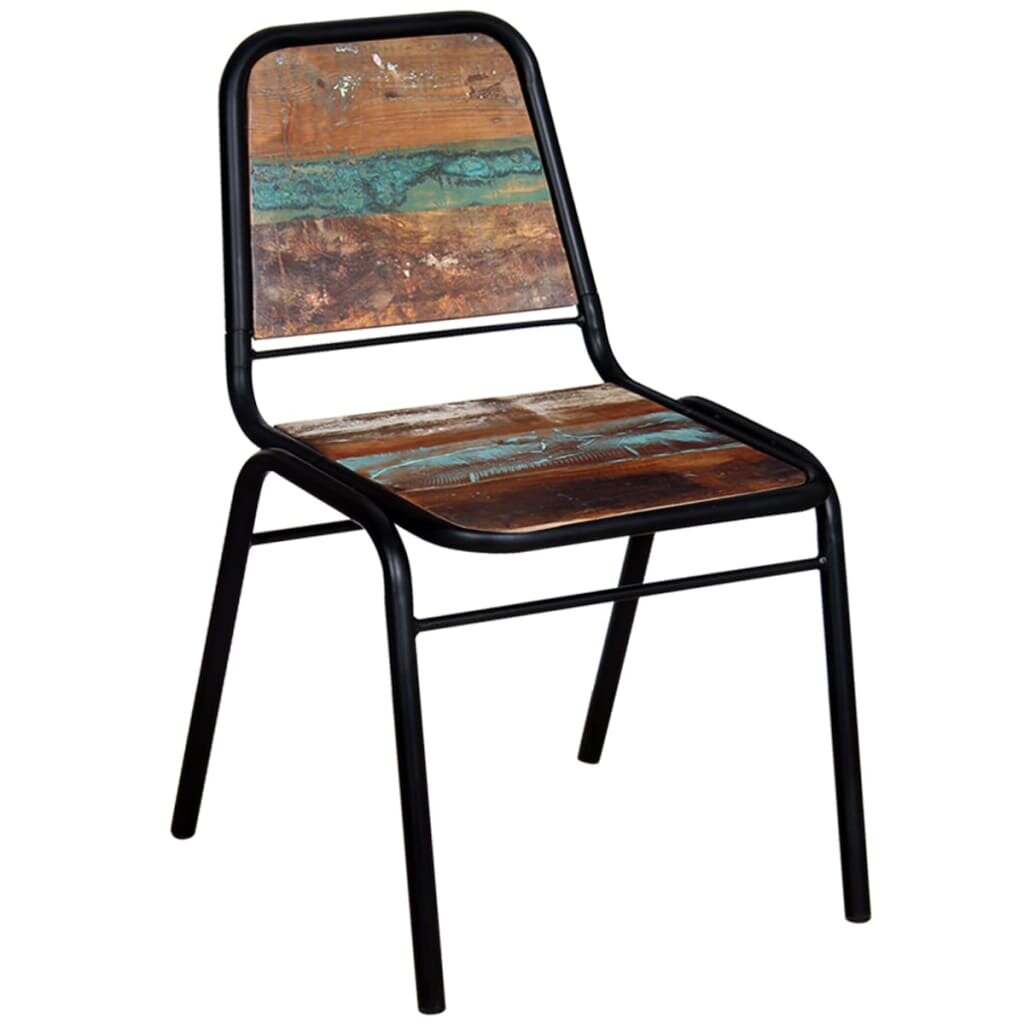 Valgomojo kėdės, 4 vnt, 44x59x89 cm, rudos kaina ir informacija | Virtuvės ir valgomojo kėdės | pigu.lt