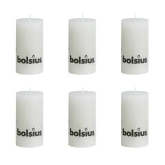Свечи Bolsius в классическом стиле, форменные, 130 x 68 мм, 6 шт. цена и информация | Подсвечники, свечи | pigu.lt