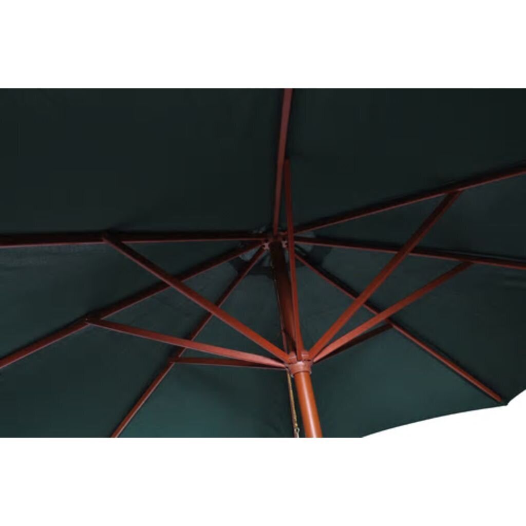 Žalias skėtis nuo saulės, 257 cm kaina ir informacija | Skėčiai, markizės, stovai | pigu.lt