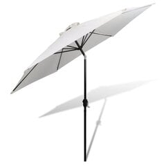 Уличный зонт, белый цена и информация | Зонты, маркизы, стойки | pigu.lt