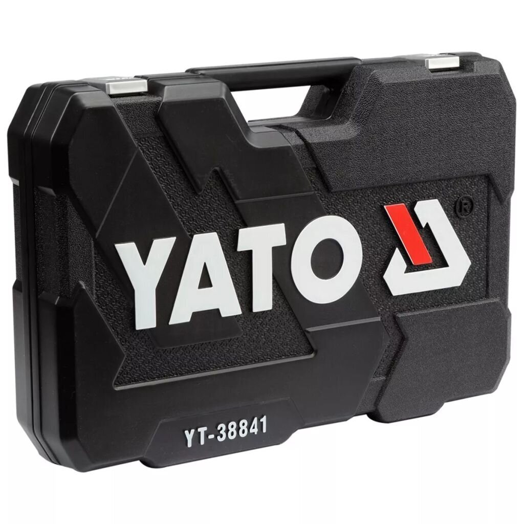 Galvučių ir raktų komplektas Yato YT-38841, 216 vnt. kaina ir informacija | Mechaniniai įrankiai | pigu.lt