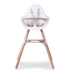 Maitinimo kėdutė Evolu 2 Childwood 2in1, balta, kaina ir informacija | Maitinimo kėdutės | pigu.lt