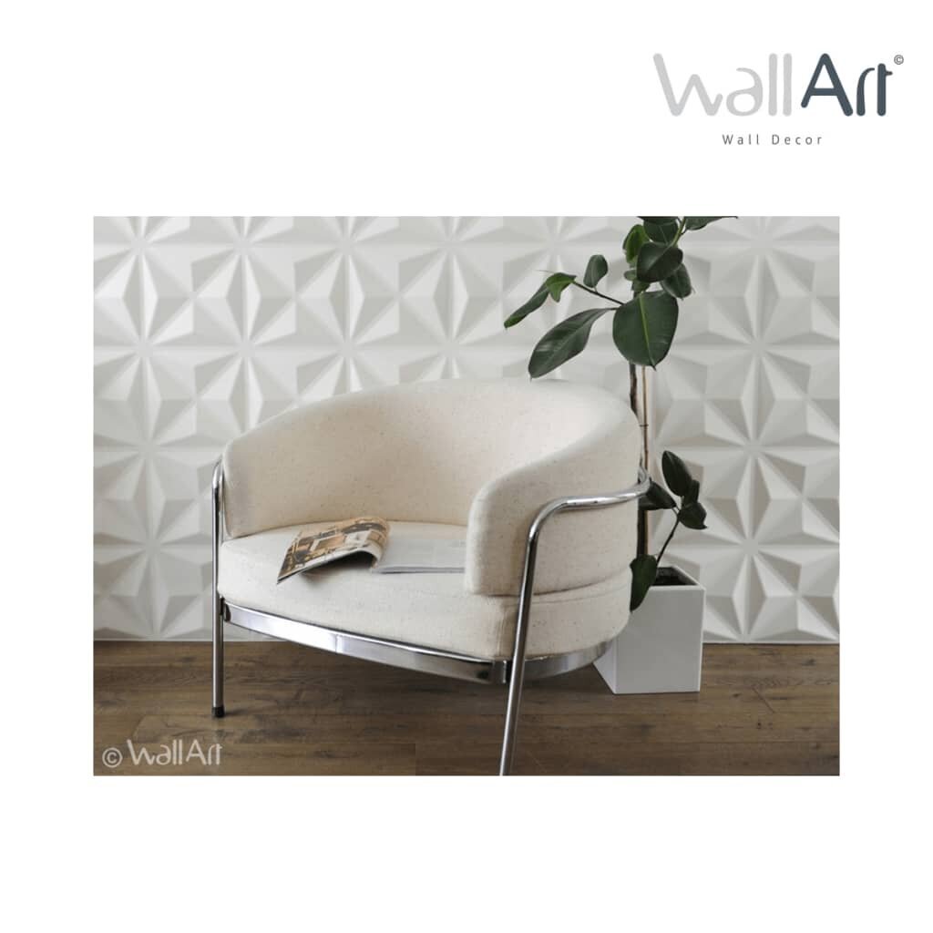 WallArt 3D Sienos plokštės Cullinans 12 vnt. GA-WA17 kaina ir informacija | Plytelės sienoms | pigu.lt