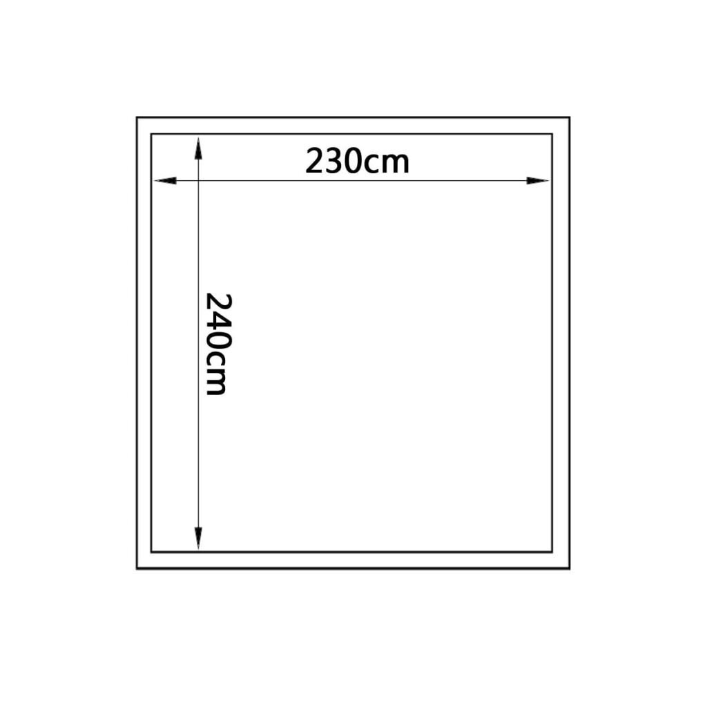 Sustiprintas šiltnamis iš aliuminio su pagrindo rėmu 6,05 m2 цена и информация | Šiltnamiai | pigu.lt