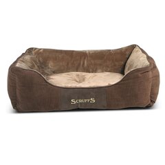 Scruffs & Tramps лежак для питомца Chester, L, 75x60см, коричневый 1167 цена и информация | Лежаки, домики | pigu.lt