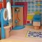 Lėlių namelis, 3 aukštų, medinis, 60x30x90 cm kaina ir informacija | Žaislai mergaitėms | pigu.lt