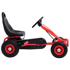 vidaXL Картинг в педалями и пневматическими шинами, красный цена и информация | Игрушки для малышей | pigu.lt