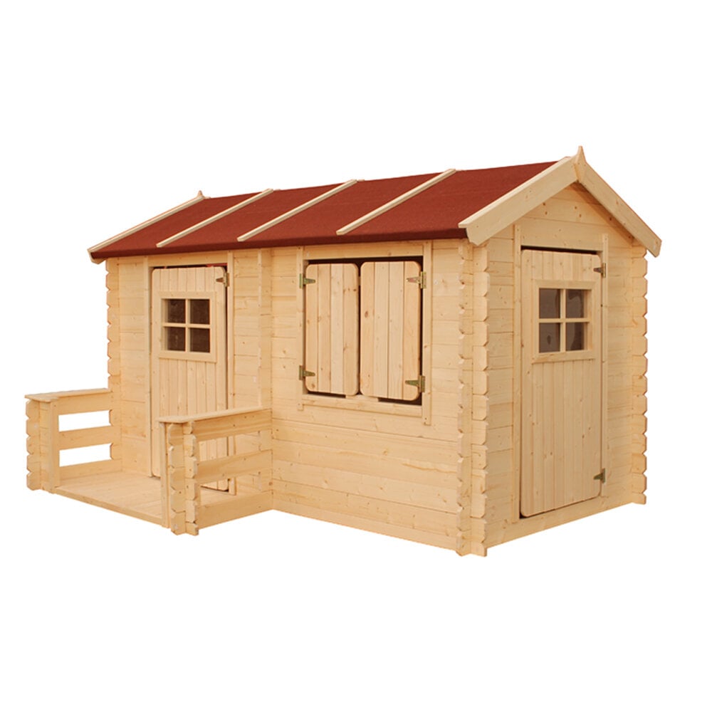 Vaikiškas medinis žaidimų namelis Timbela M503 kaina ir informacija | Vaikų žaidimų nameliai | pigu.lt