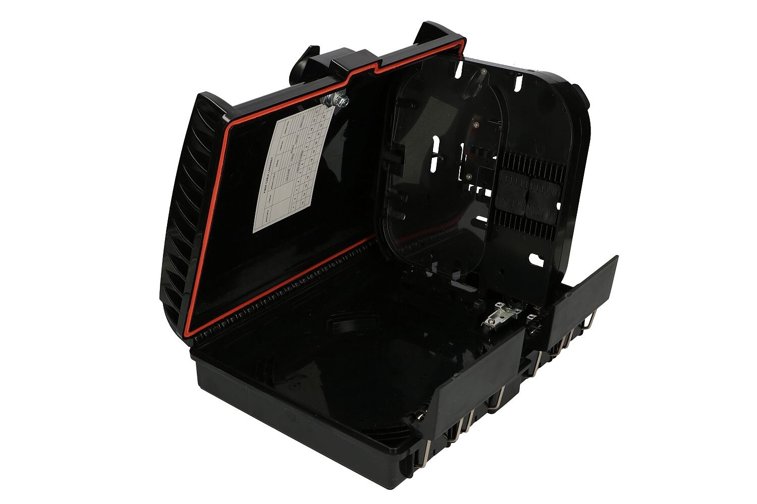 Šviesolaidžio paskirstymo dėžutė, 16 gyslų, juoda цена и информация | Elektros jungikliai, rozetės | pigu.lt
