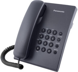 Panasonic KX-TS500PDB, juodas kaina ir informacija | Stacionarūs telefonai | pigu.lt