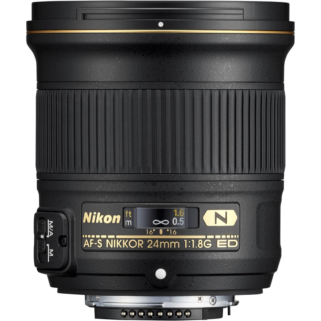 Nikon AF-S NIKKOR 24mm f/1.8G ED kaina ir informacija | Objektyvai | pigu.lt