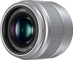 Panasonic LUMIX G 25mm f/1.7 Asph. (H-H025E-S) Silver kaina ir informacija | Objektyvai | pigu.lt