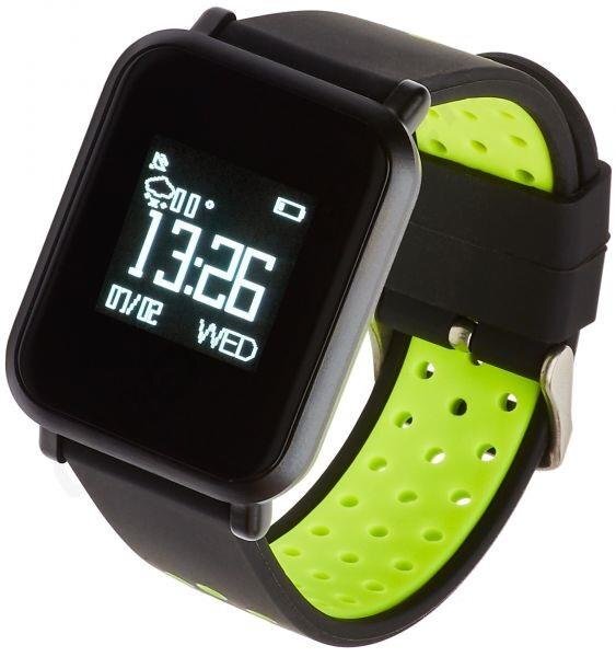 Garett Sport 17 Black/Green kaina ir informacija | Išmanieji laikrodžiai (smartwatch) | pigu.lt