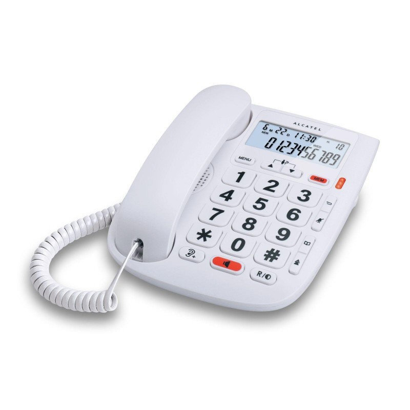 Alcatel TMAX 20, baltas kaina ir informacija | Stacionarūs telefonai | pigu.lt