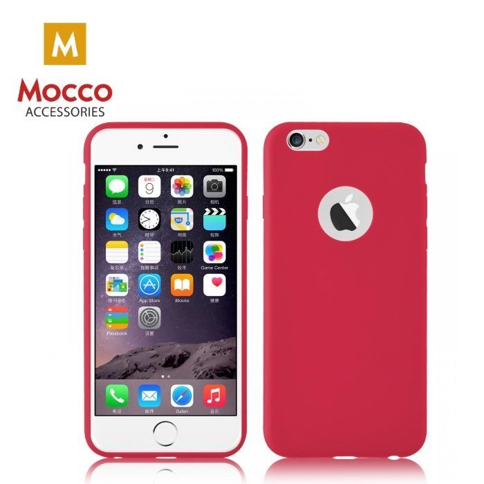 Apsauginė nugarėlė Mocco Ultra Slim Soft Matte skirta Samsung G955 Galaxy S8 Plus, raudona kaina ir informacija | Telefono dėklai | pigu.lt