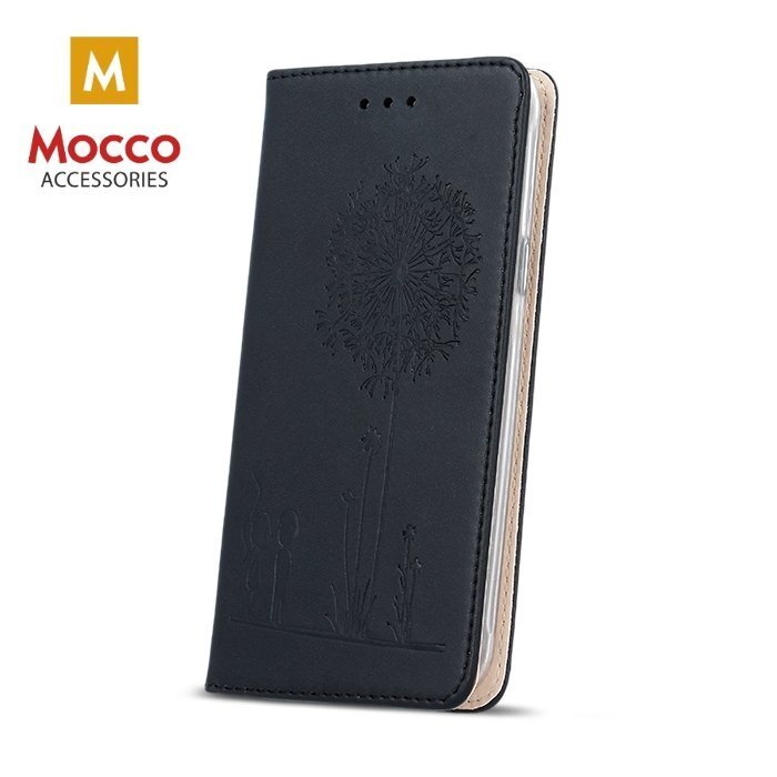 Apsauginis dėklas-stovas Mocco Stamp Love skirtas Apple iPhone 6 / 6S, juoda kaina ir informacija | Telefono dėklai | pigu.lt