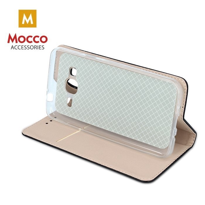 Apsauginis dėklas-stovas Mocco Stamp Love skirtas Apple iPhone 6 / 6S, juoda kaina ir informacija | Telefono dėklai | pigu.lt