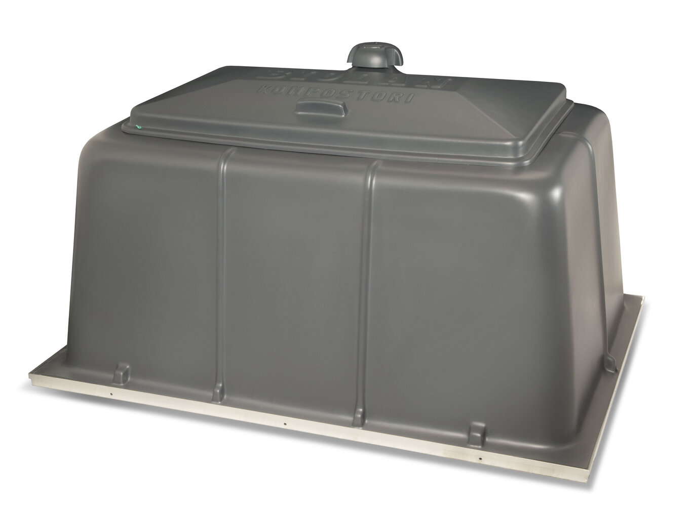 Sodo kompostinė Biolan 154x106 cm pilkos spalvos цена и информация | Komposto dėžės, lauko konteineriai | pigu.lt