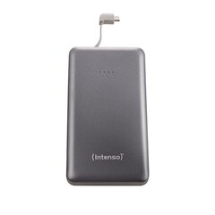 Intenso S10000, 10000 mAh, pilkas kaina ir informacija | Atsarginiai maitinimo šaltiniai (power bank) | pigu.lt