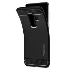 Spigen Liquid Air особо элегантный и прочный TPU чехол-крышка для Samsung Galaxy S9+ (G965) Черный цена и информация | Чехлы для телефонов | pigu.lt