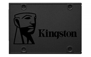 SSD|KINGSTON|A400|960GB|SATA 3.0|TLC|Write speed 450 MBytes/sec|Read speed 500 MBytes/sec|2,5"|TBW 300 TB|MTBF 1000000 hours|SA400S37/960G цена и информация | Внутренние жёсткие диски (HDD, SSD, Hybrid) | pigu.lt