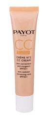 СС крем для краснеющей кожи Payot Creme No2 CC Cream SPF50, 40 мл цена и информация | Кремы для лица | pigu.lt